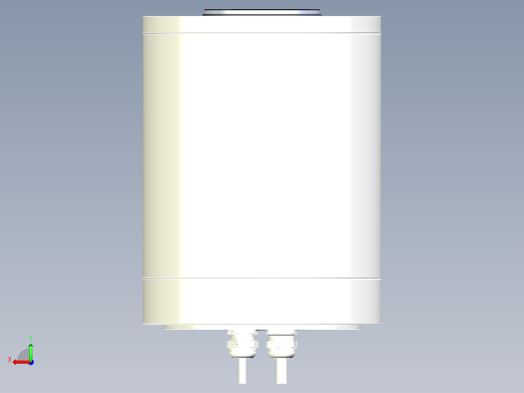 140-100直驱电机后视图
