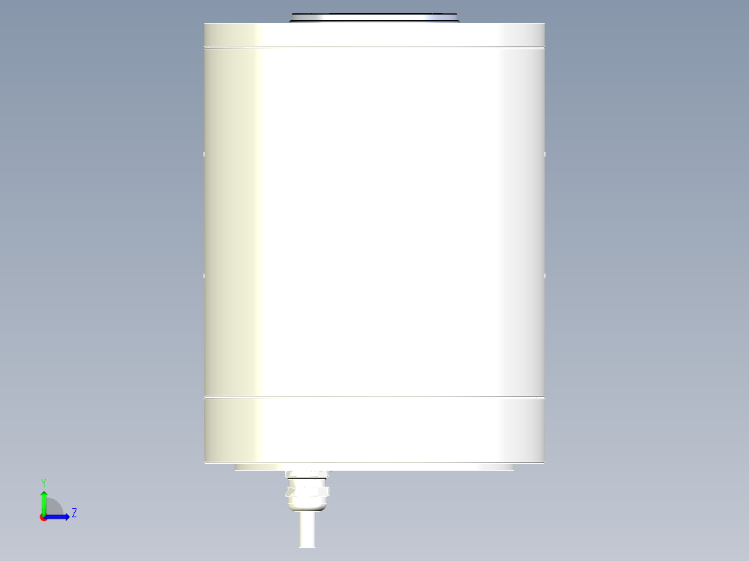 140-100直驱电机左视图