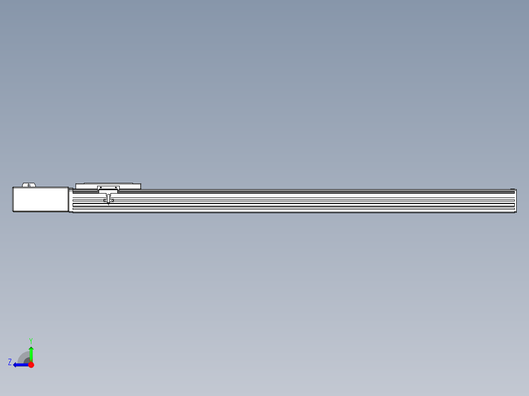 同步带全封闭直线模组TPA-HCB-120D-90-L950-MR-C-P40-N3右视图