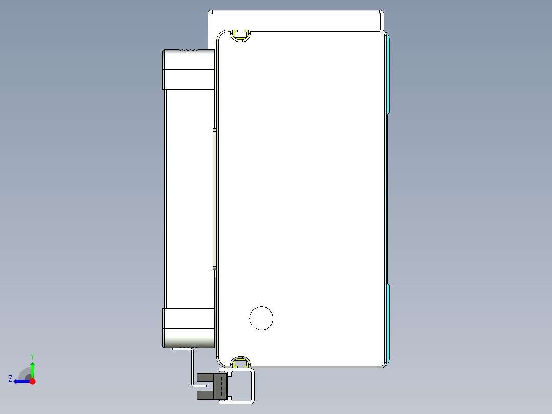 威洛博VBC同步带传动一无尘环境VBC17-L45-S1450-BR-ZP75-C3右视图