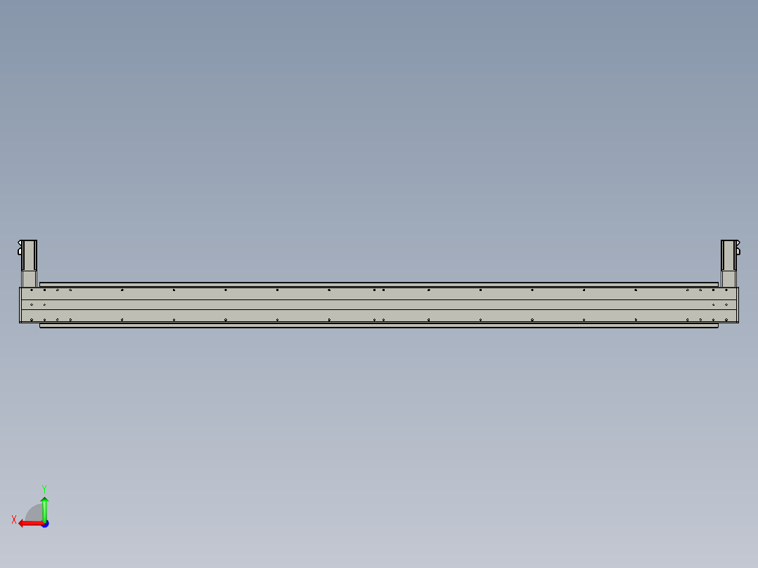 威洛博双电机滑台-VBF14S2-L100-S2200-BLR-P40-C6后视图
