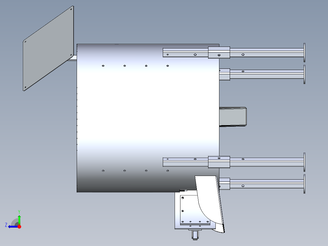 核桃去皮机-X_T右视图