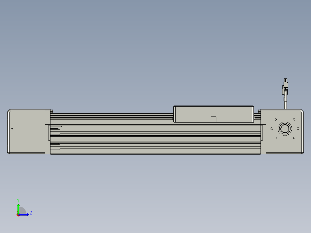 威洛博直线电机模组EB16-L208-S300-L-ZP75-MS3-5K左视图