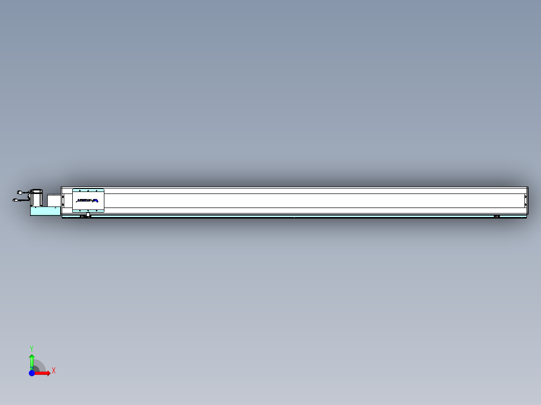 威洛博VBC同步带传动一无尘环境VBC14-L45-S2050-BL-ZP40-C3前视图