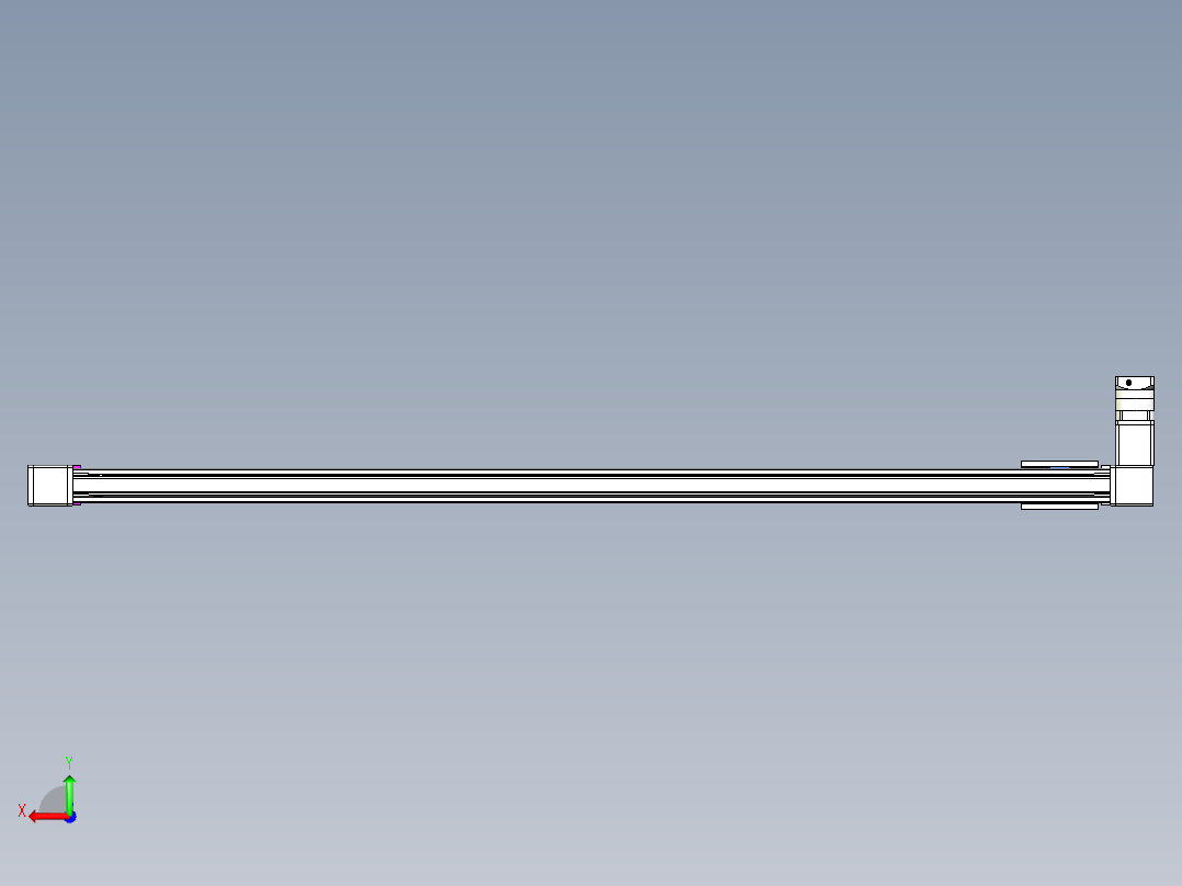 威洛博LB.GB同步带传动--欧规系列GB8-L192-S2200-BR-P75-K后视图