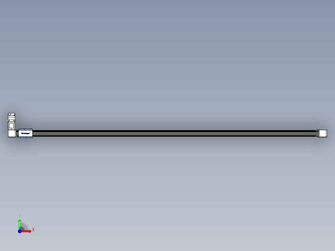 威洛博LB.GB同步带传动--欧规系列GB8-L192-S3600-BR-P75-K前视图