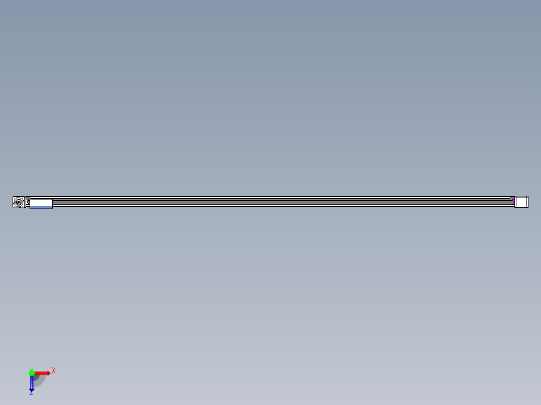 威洛博LB.GB同步带传动--欧规系列GB8-L192-S3600-BR-P75-K俯视图