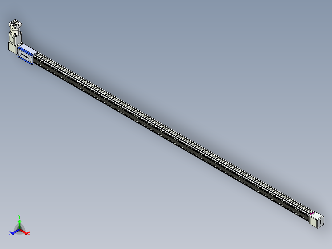 威洛博LB.GB同步带传动--欧规系列GB8-L192-S3600-BR-P75-K正等轴测图