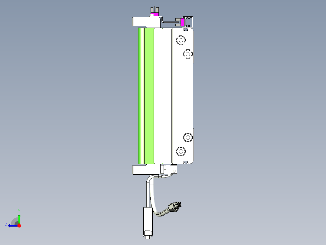 威洛博VL系列3d模型模组2VL22H2Y-S2750右视图