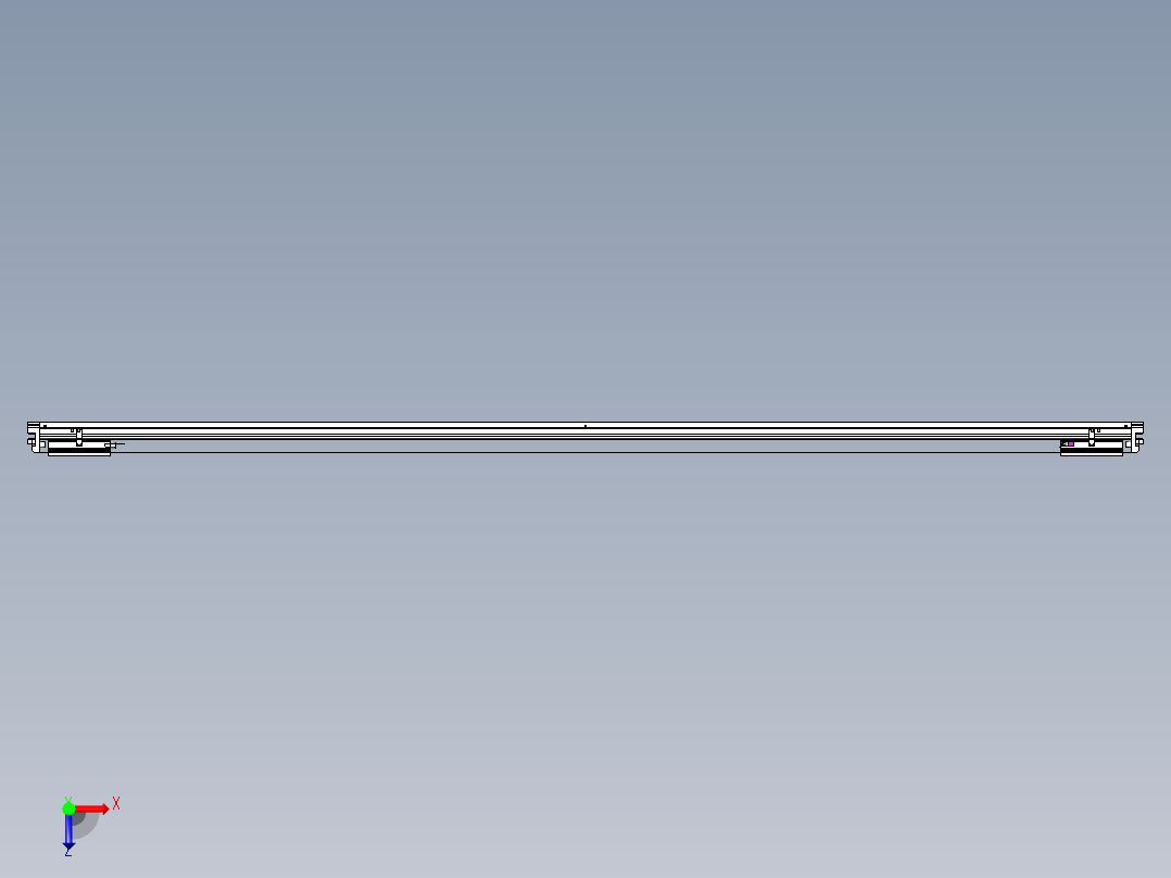 威洛博VL系列3d模型模组2VL22H2Y-S2750俯视图