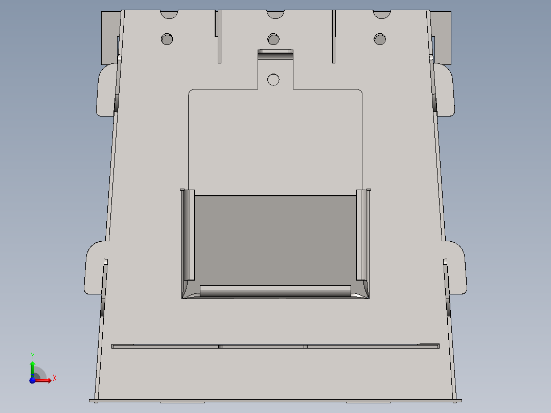 折弯的煮水火炉前视图