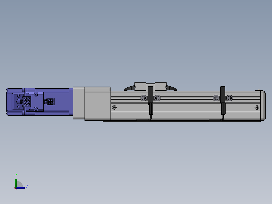 精密模组MY50-T10-100L-BC-P10B-C4-C左视图