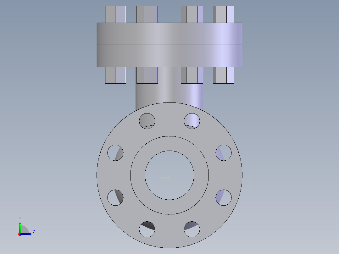 swing check valve fl - 150-2500左视图