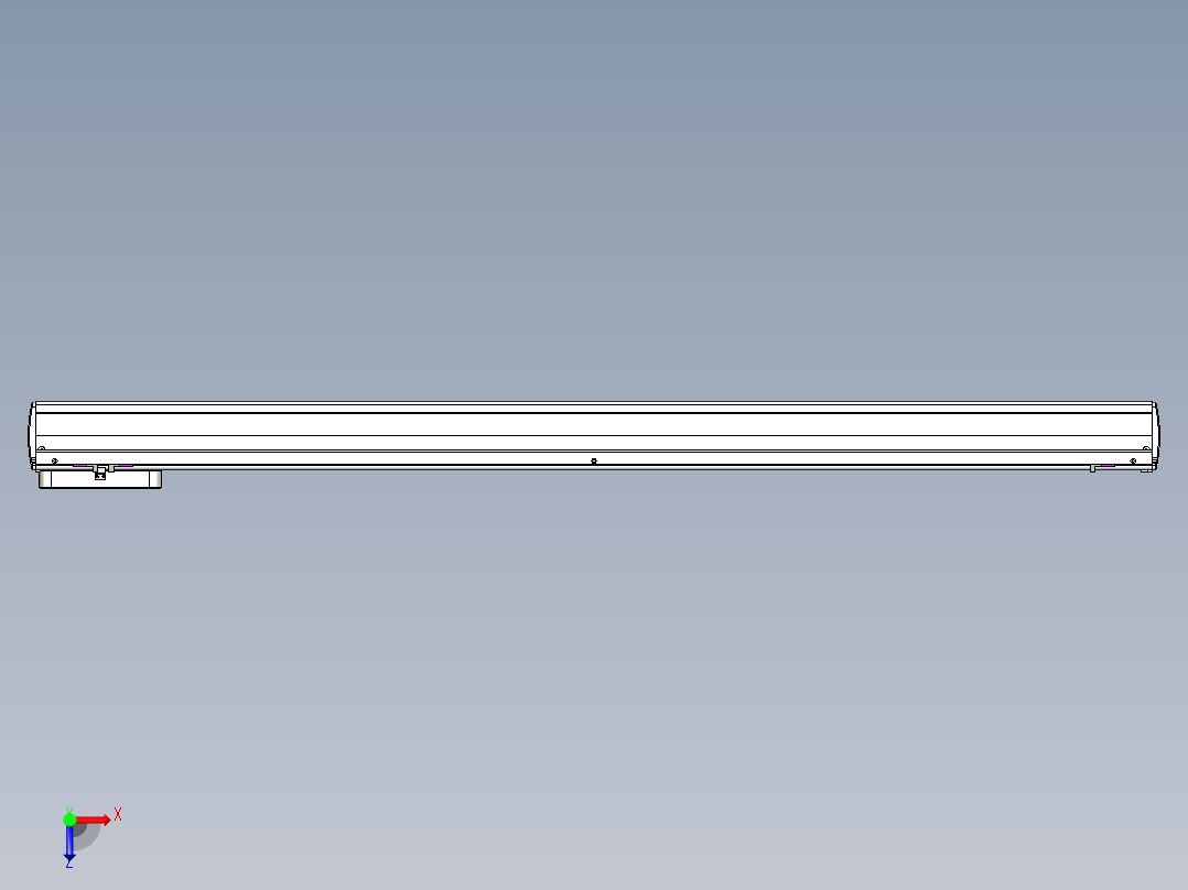 威洛博LC系列3d模型模组LC22H1Y-S1300俯视图