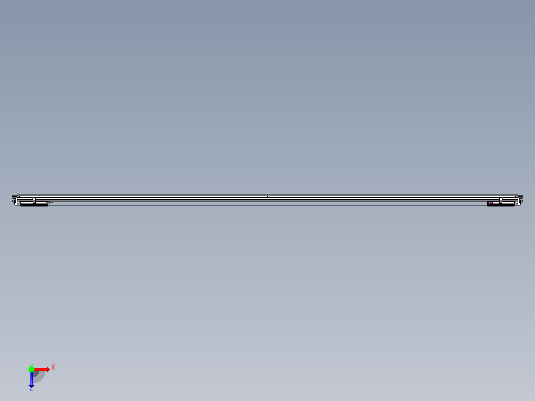 威洛博VL系列直线电机模组-2VL14S3-S3350俯视图