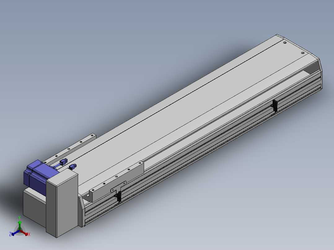 精密模组MT220-L150-700-RU-M75-C4正等轴测图