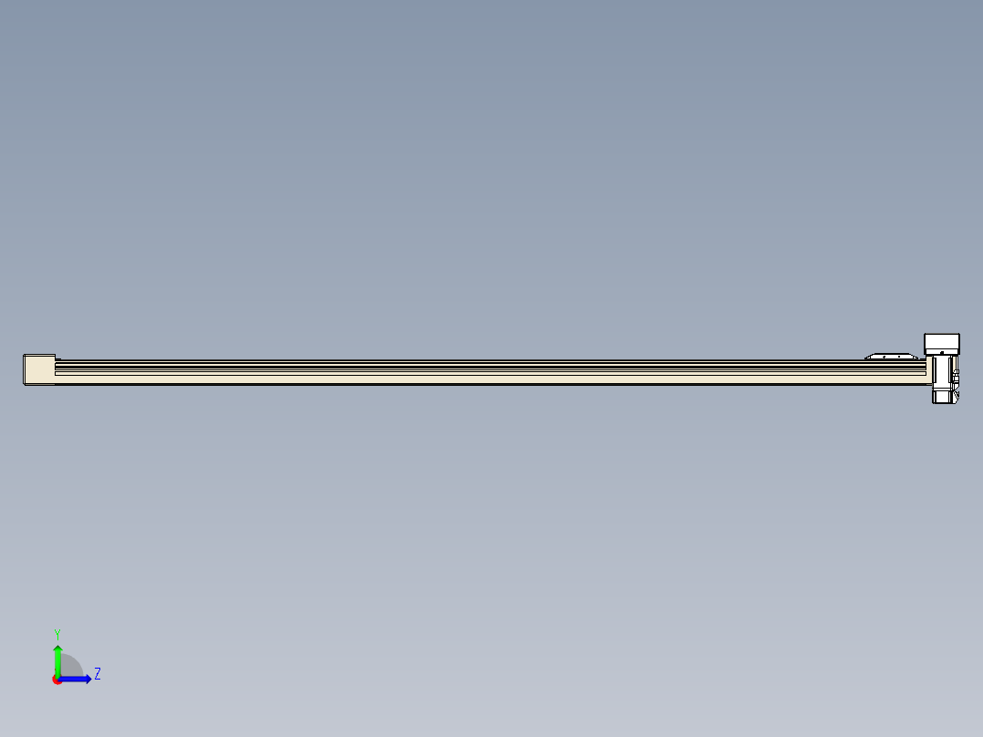 同步带全封闭直线模组TPA-HCB-65S-90-L1500-ML-C-P10-N3左视图