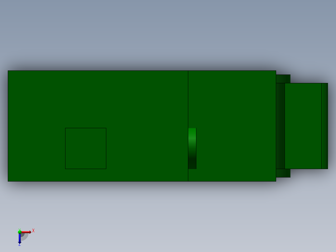 C120大电流微型断路器俯视图