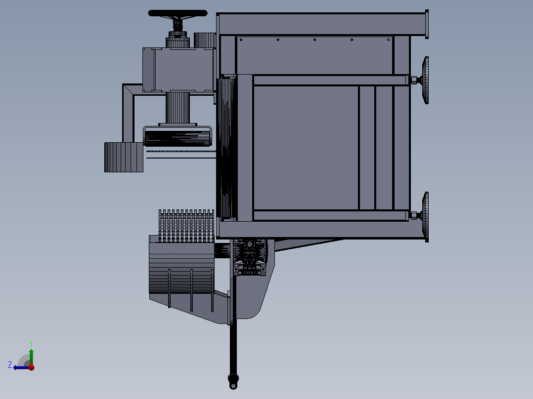 树木切割器sw20右视图