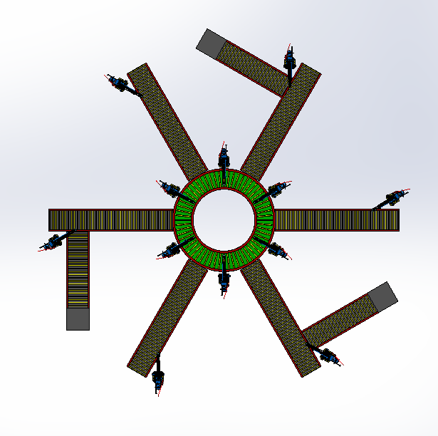 大件物品分拣生产线设计sw17可编辑