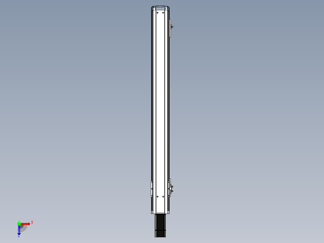 Toyo东佑达直线模组-ETH12-900-BC-200W+煞車俯视图