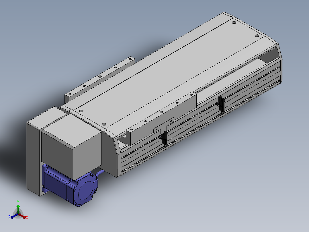精密模组MT220-L150-200-LD-M75-C4正等轴测图