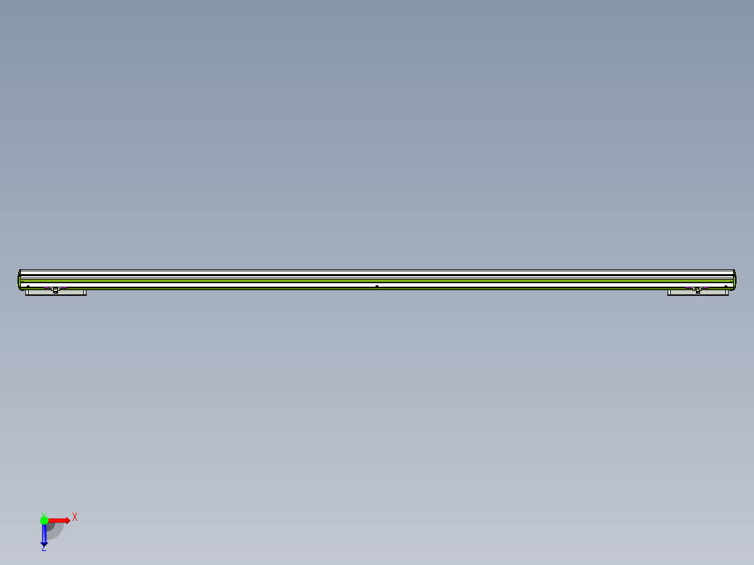 威洛博LC系列3d模型模组2LC14S2Y-S1950俯视图