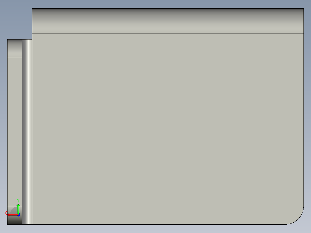 基恩士PZ-B21_kc图纸模型后视图