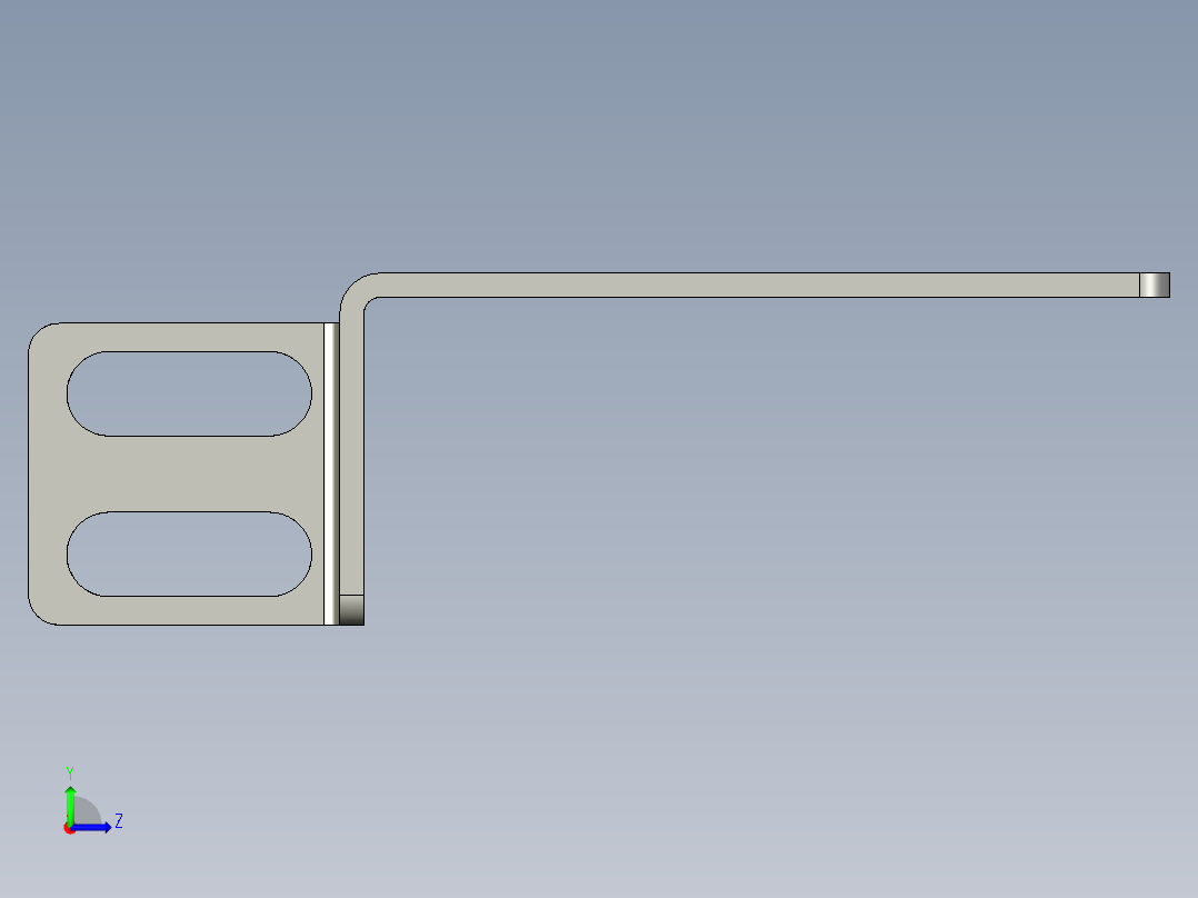 基恩士PZ-B21_kc图纸模型左视图
