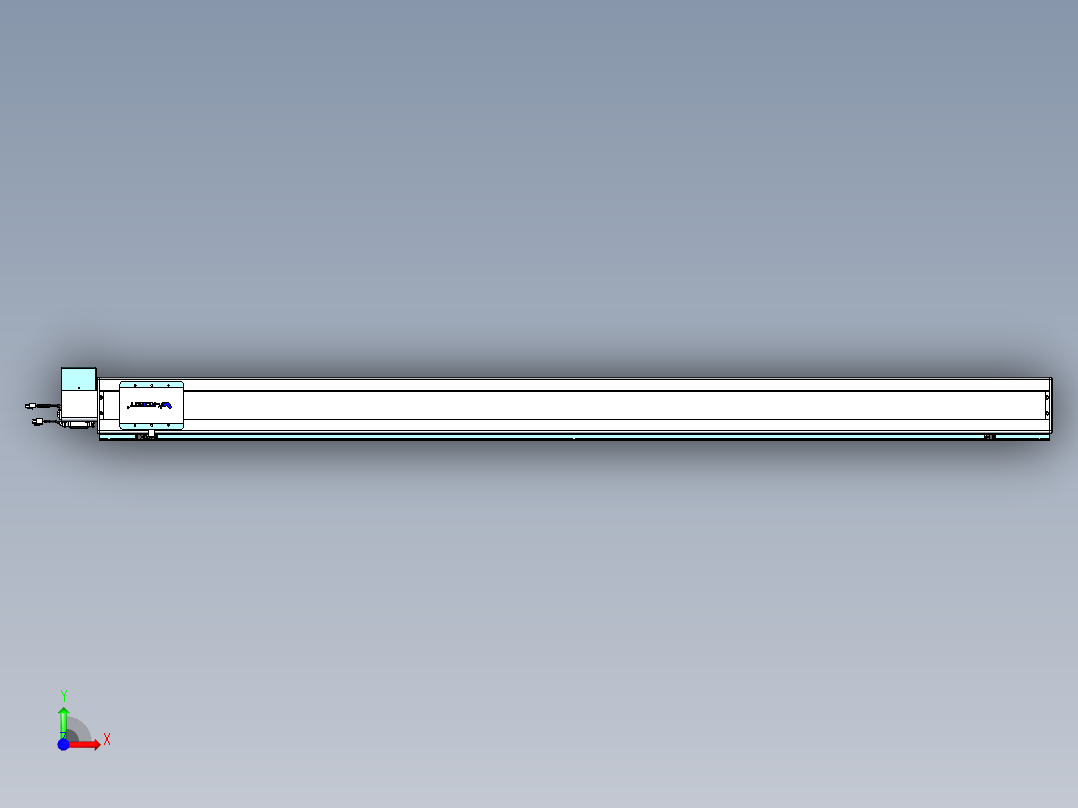 威洛博VBC同步带传动一无尘环境VBC14-L45-S2100-BRD-ZP75-C3前视图