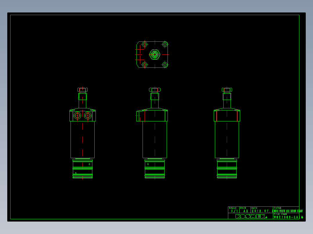 KOSMEKWHE1000-2ALM多系列多零件图纸模型多系列多零件图纸模型
