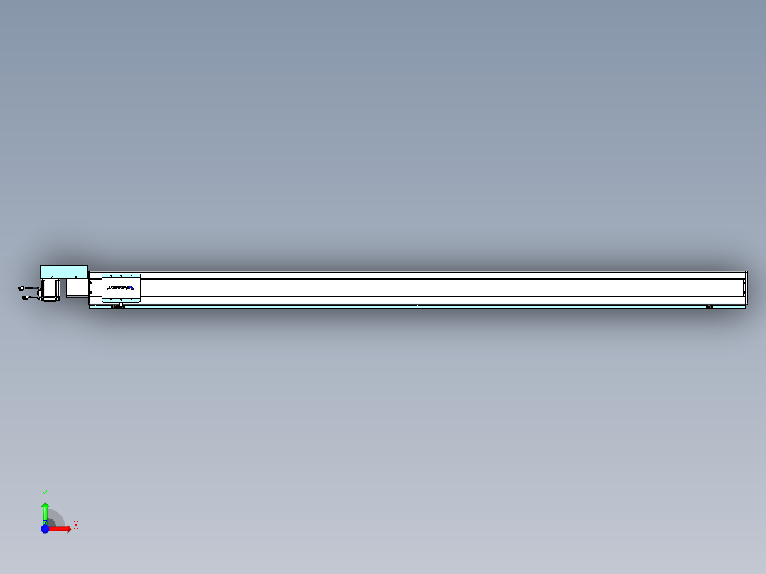 威洛博VBC同步带传动一无尘环境VBC14-L45-S2450-BR-ZP75-C3前视图