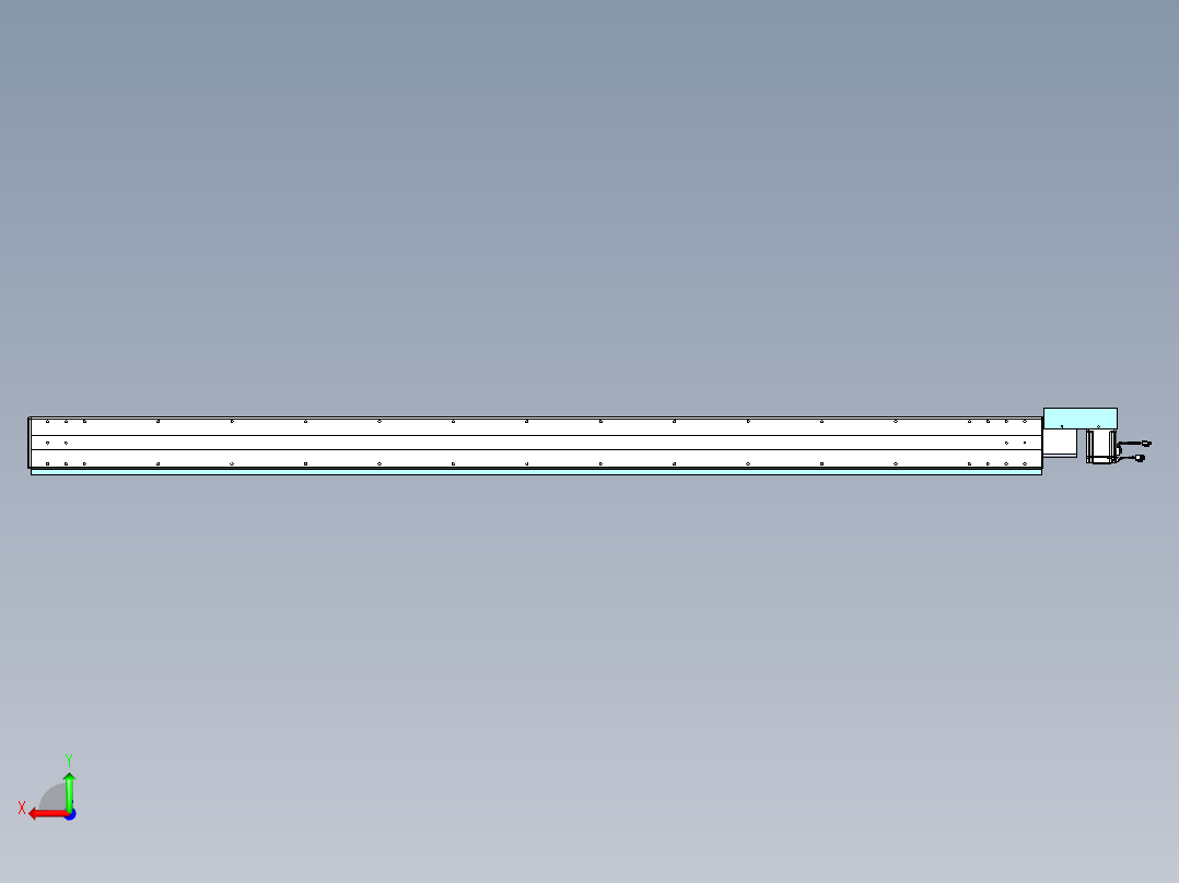 威洛博VBC同步带传动一无尘环境VBC14-L45-S2450-BR-ZP75-C3后视图