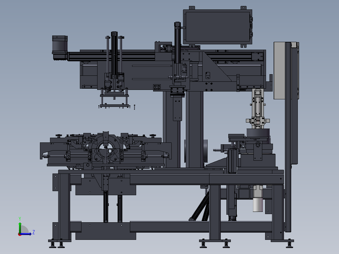 REVA汽车模组组装左视图