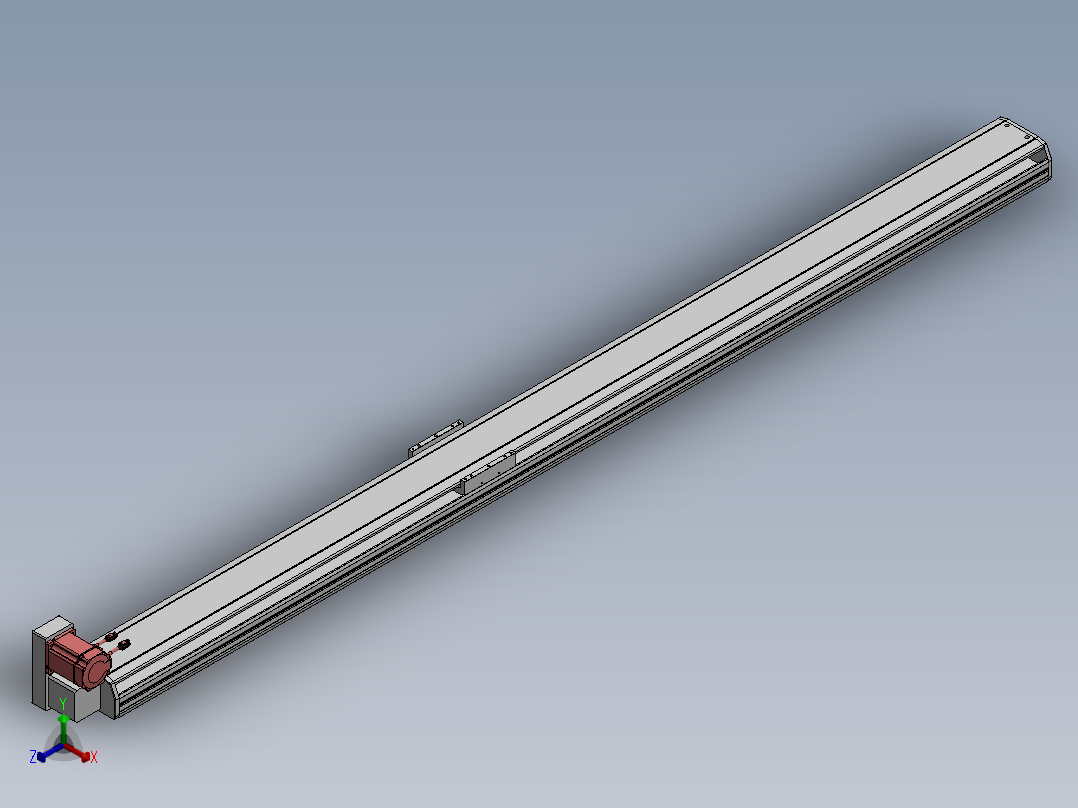 精密模组MT170-L125-2500-LU-M75-C4正等轴测图