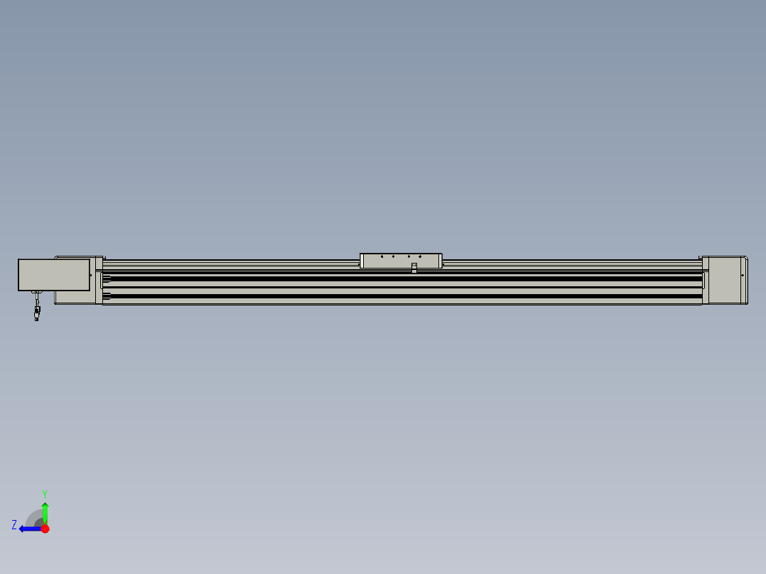 威洛博直线电机模组EB20-L224-S1450-BL-ZP75-MS3-5K右视图