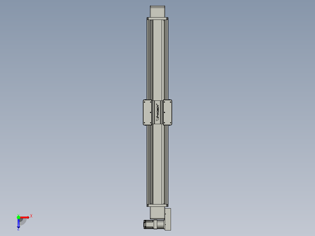 威洛博直线电机模组EB20-L224-S1450-BL-ZP75-MS3-5K俯视图