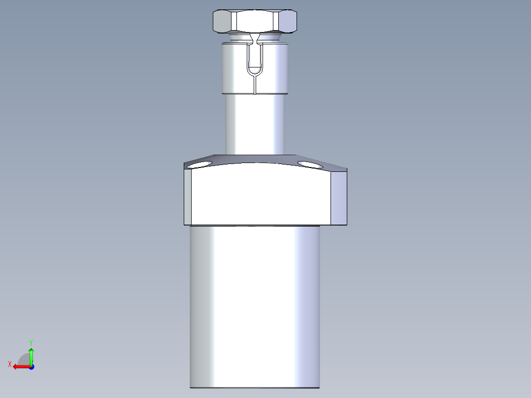 KOSMEKLHA0550-SL-Q15多系列多零件图纸模型后视图