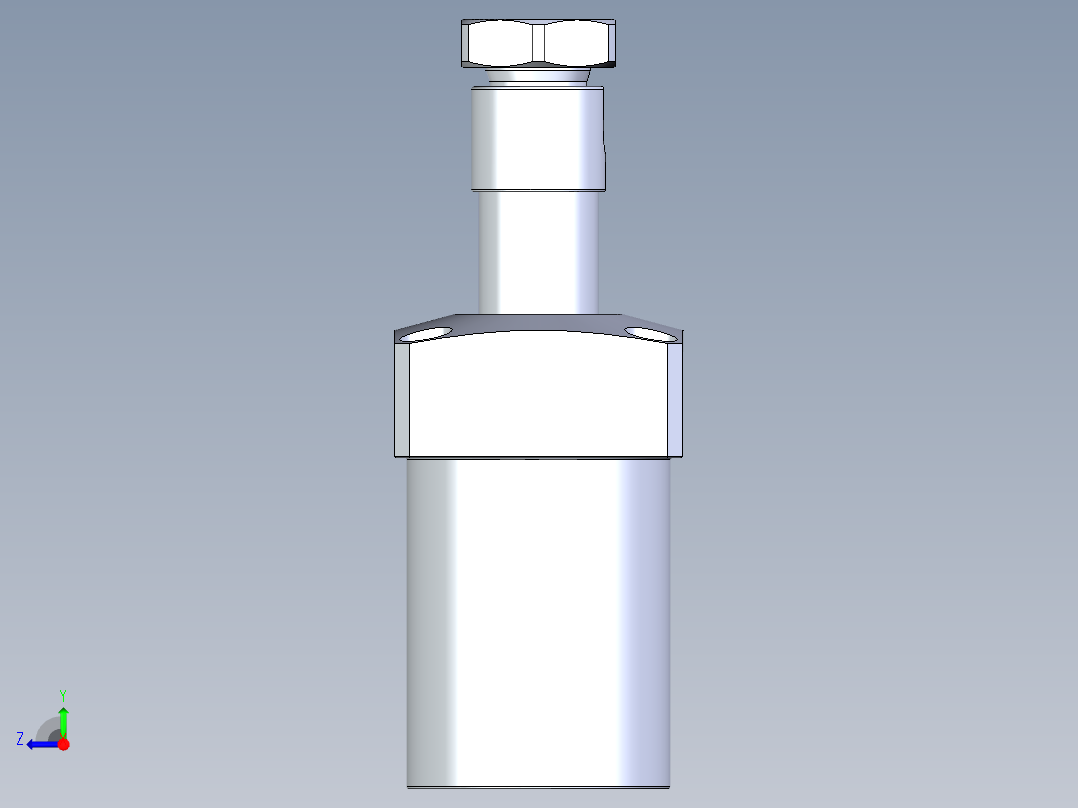 KOSMEKLHA0550-SL-Q15多系列多零件图纸模型右视图