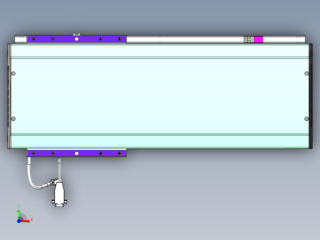 威洛博VL系列直线电机模组-VL22H3-S350前视图