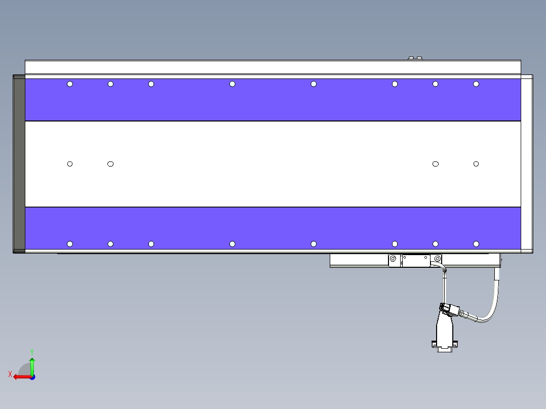 威洛博VL系列直线电机模组-VL22H3-S350后视图
