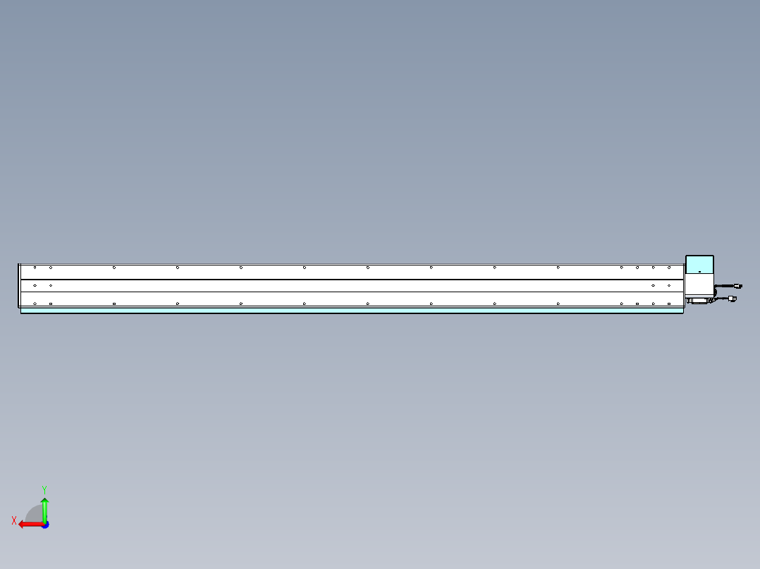 威洛博VBC同步带传动一无尘环境VBC14-L45-S1800-BRU-ZP75-C3后视图