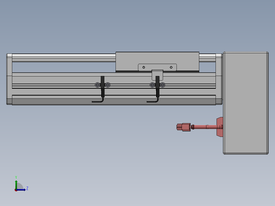 精密模组MT170-L125-100-LD-M75-C4左视图