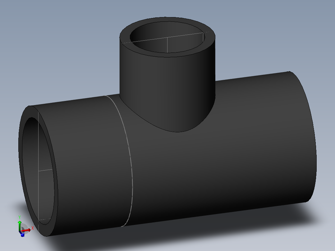 PVC管件-1.5x1in R-Tee