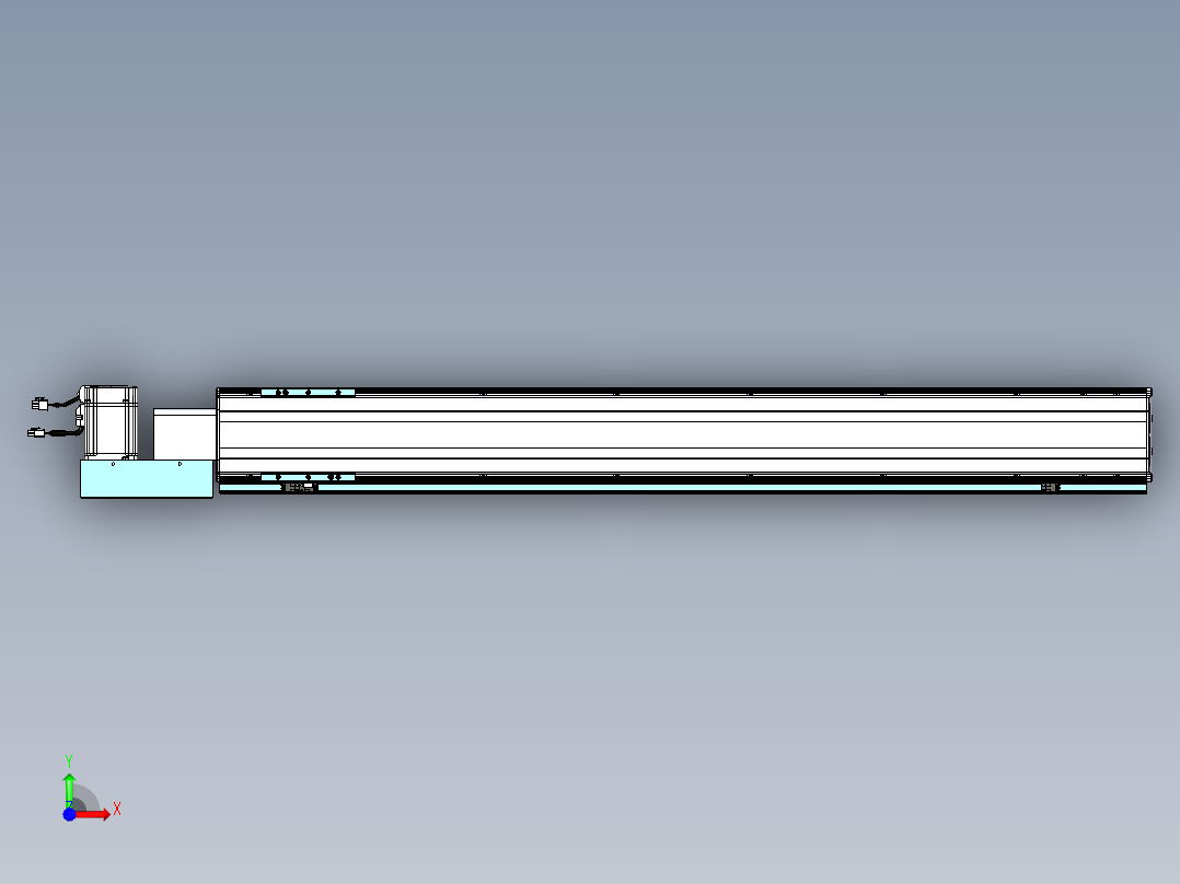 威洛博VBF同步带传动一般环境VBF14-L45-S1100-BL-ZP75-C3前视图