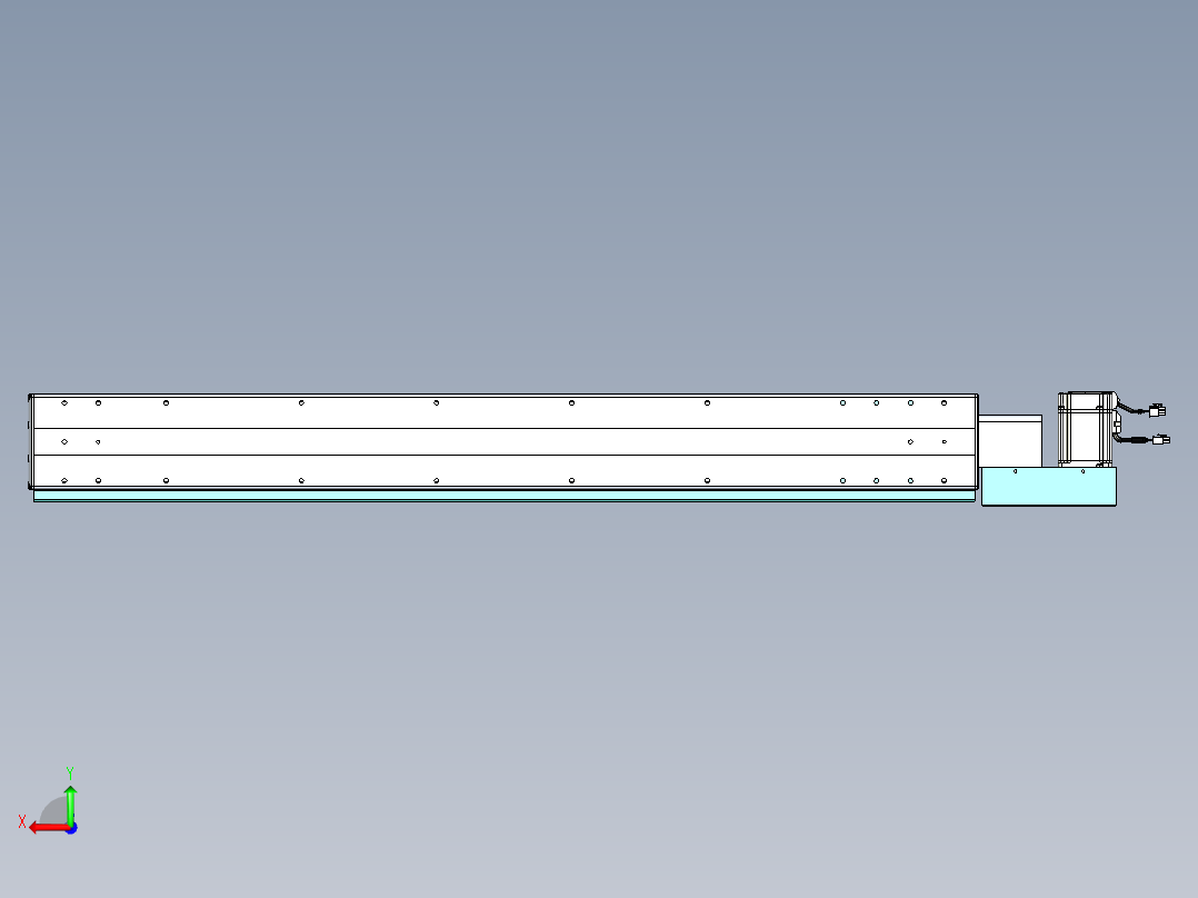 威洛博VBF同步带传动一般环境VBF14-L45-S1100-BL-ZP75-C3后视图