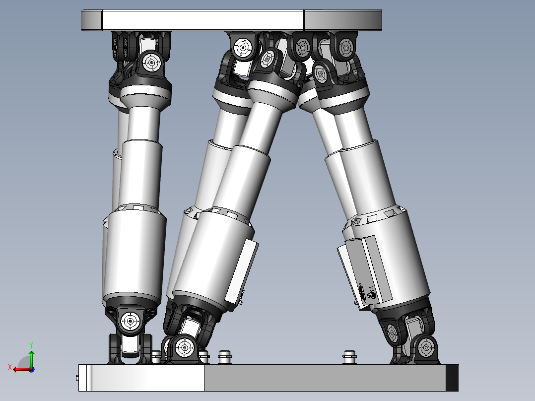 H-845 Hexapod SW后视图