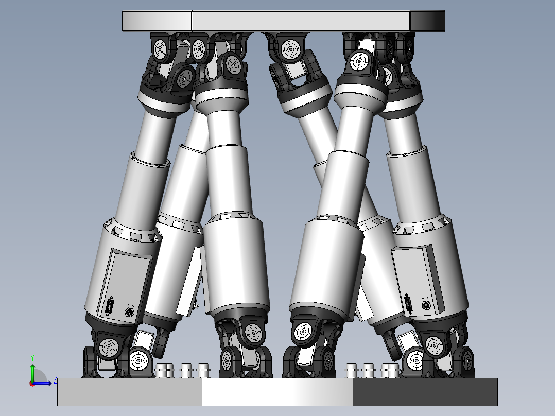 H-845 Hexapod SW左视图