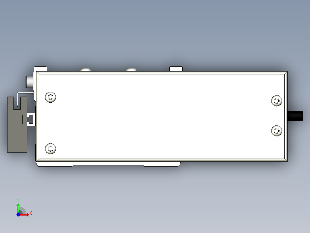Toyo东佑达直线模组-ETH12-1050-BL-100W前视图