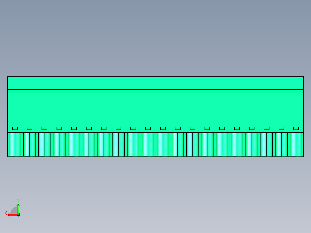 DEGSON 2EDG 系列 5.08mm 可插拔接线端子组-2EDGKC-5.08-20P-14-00AH后视图